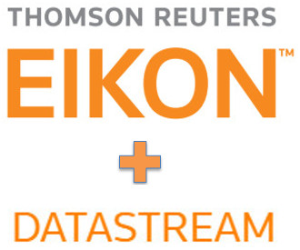 Combined logos for Thomson Reuters Eikon and Datastream